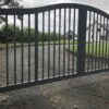 Killeen Engineering grey modern gate in Kildare