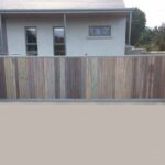 Wide Cedarwood T&G sliding gate