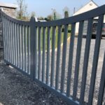 Inverted arched gate