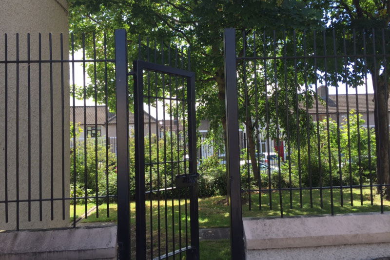 gate into a park