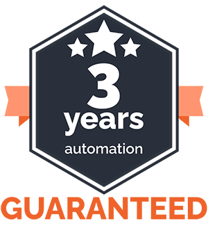 3 years automation guarantee