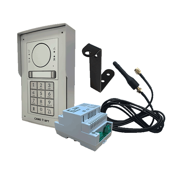 Wireless MTM - GSM audio intercom with an integrated keypad